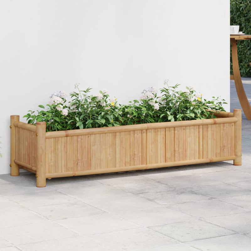 Vidaxl Planning Box 100x30x25 cm de bambú