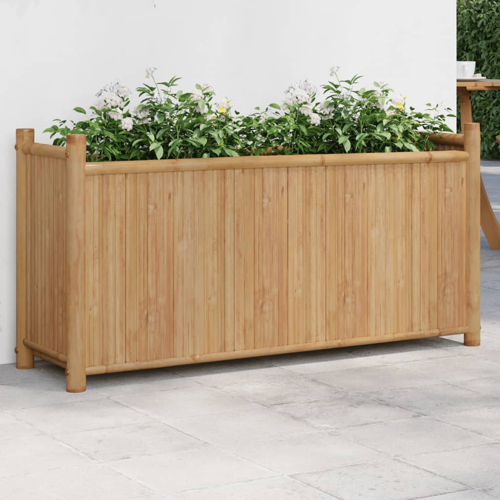 Vidaxl Planning Box 100x30x50 cm de bambú