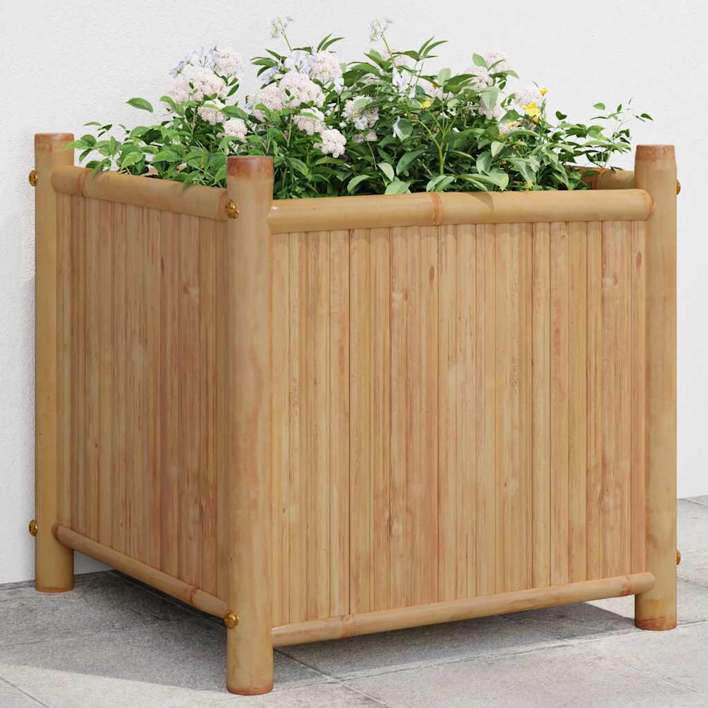 Vidaxl plantenbak 40x40x40 cm bamboe