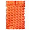 Vidaxl kampeermatras met kussens zelfopblazend 2-persoons oranje