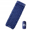 Colchón de campamento de Vidaxl con almohada Selging Singer Navy Blue