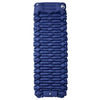 Materasso da campeggio Vidaxl con cuscino autoprodotta singola blu navy