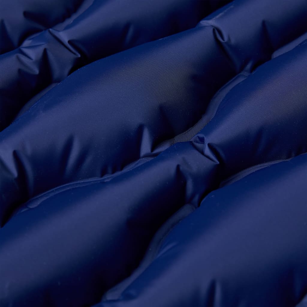 Colchón de campamento de Vidaxl con almohada Selging Singer Navy Blue