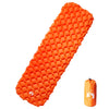 Colchón de campamento Vidaxl inflable 190x58x6 cm 1 persona naranja