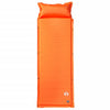 Materasso da campeggio Vidaxl con cuscino arancione da sole