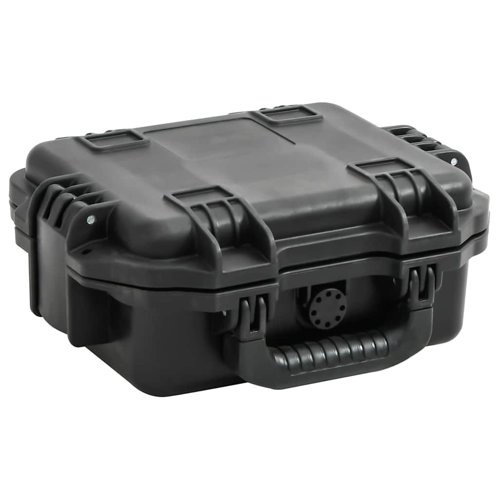 Vidaxl FlightCase portatile 30x24.5x12.5 cm pp nero
