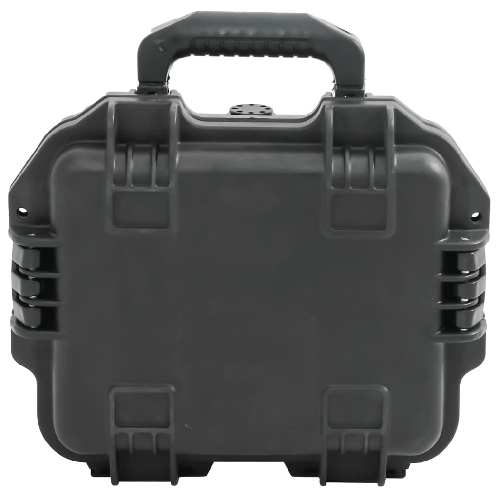 Vidaxl flightcase draagbaar 30x24,5x12,5 cm pp zwart