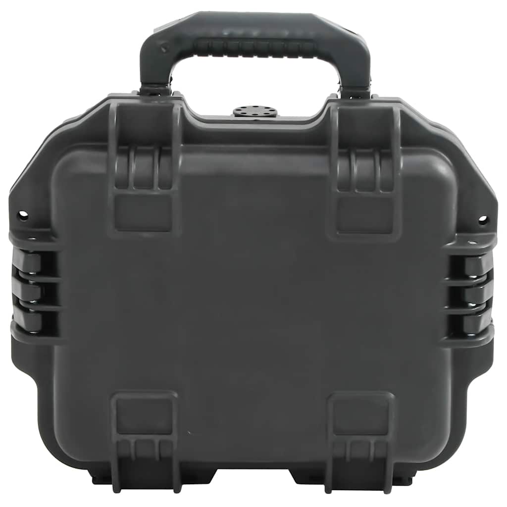 Vidaxl FlightCase portatile 30x24.5x12.5 cm pp nero