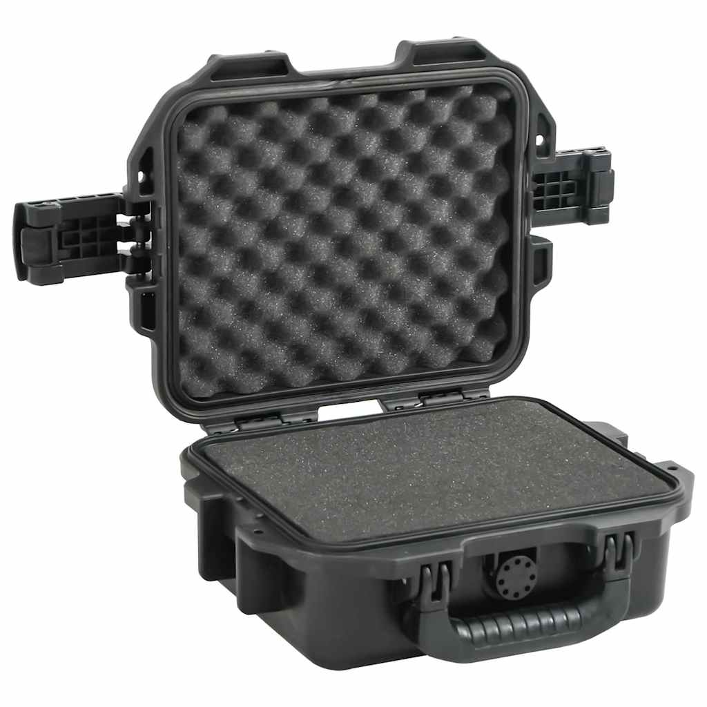 Vidaxl FlightCase portatile 30x24.5x12.5 cm pp nero