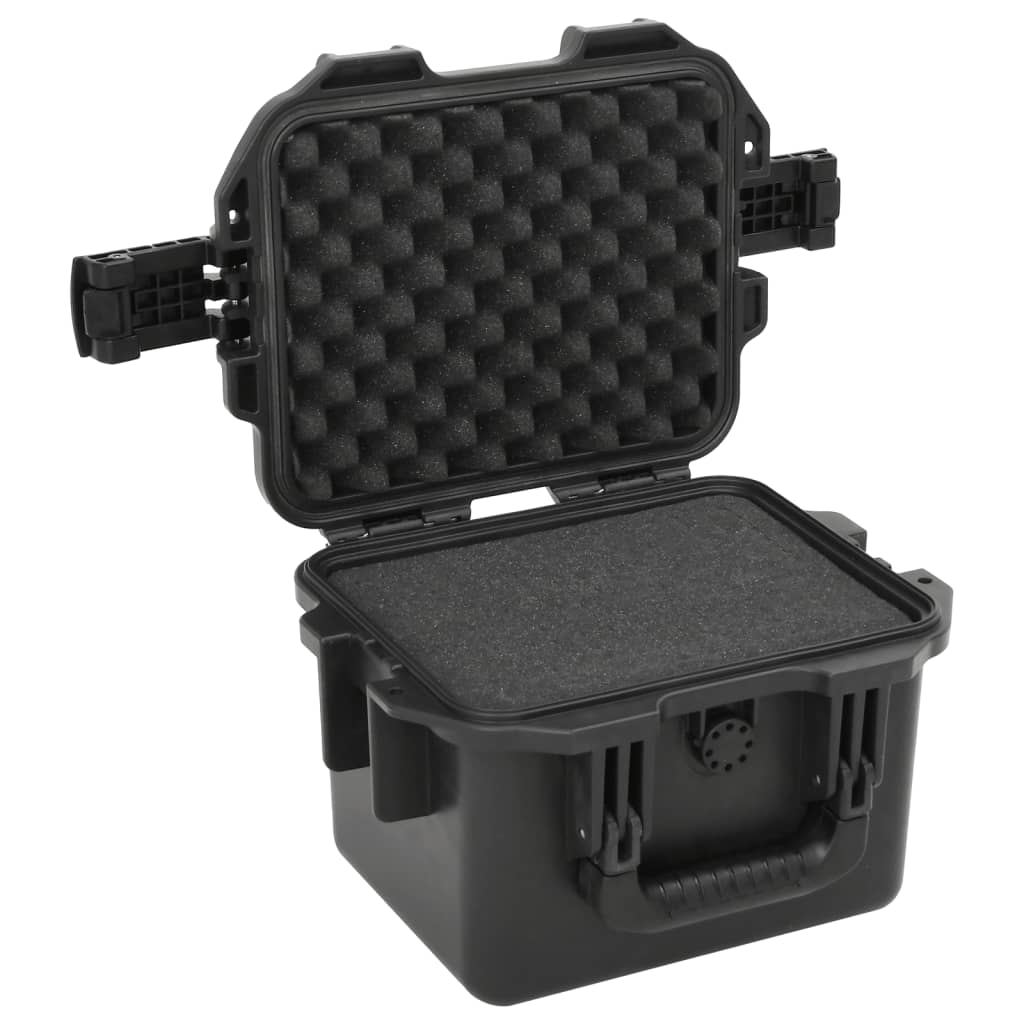 Vidaxl flightcase draagbaar 30x24,5x20 cm pp zwart