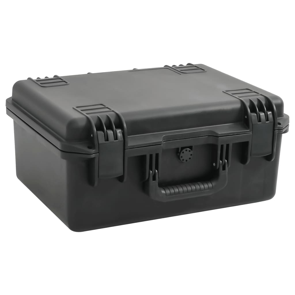 Vidaxl FlightCase portatile 49x38x23 cm pp nero