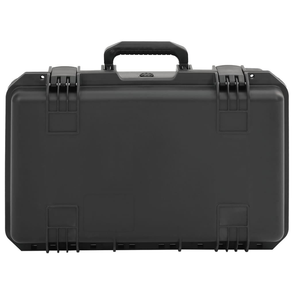 Vidaxl FlightCase portatile 55x35x22.5 cm pp nero