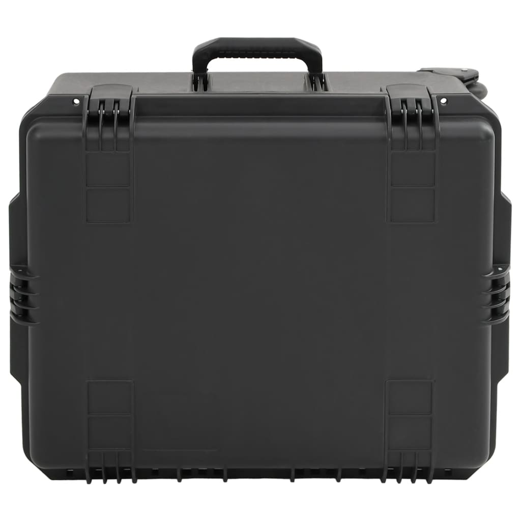 Vidaxl FlightCase portatile 62.5x49.5x37 cm pp nero