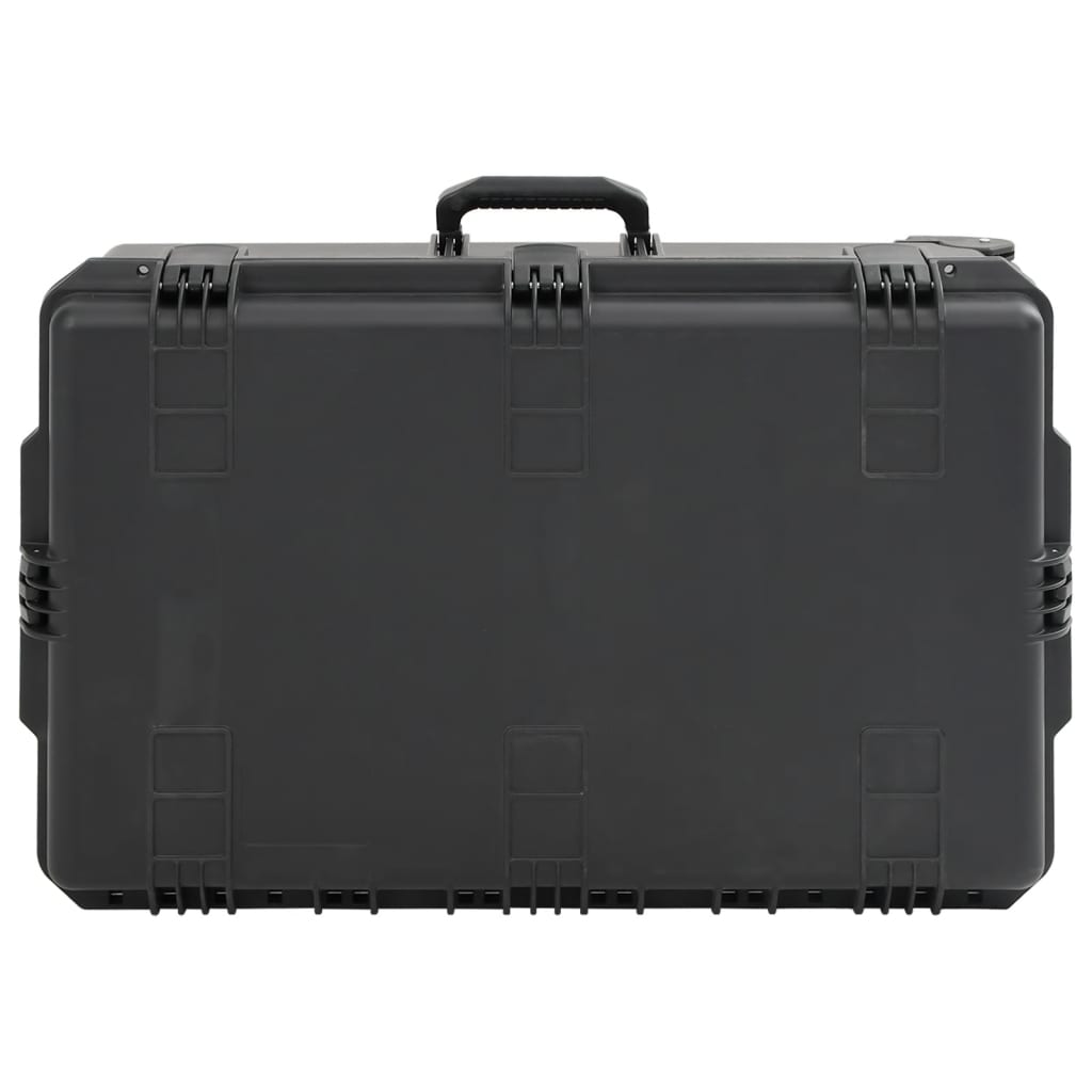 Vidaxl FlightCase portatile 79.5x51.5x30.5 cm pp nero