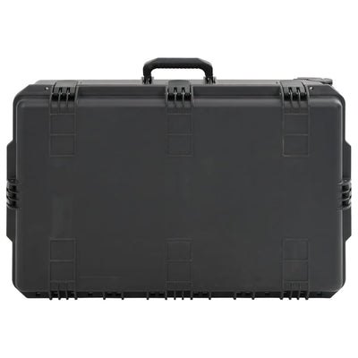 Vidaxl FlightCase portatile 79.5x51.5x30.5 cm pp nero