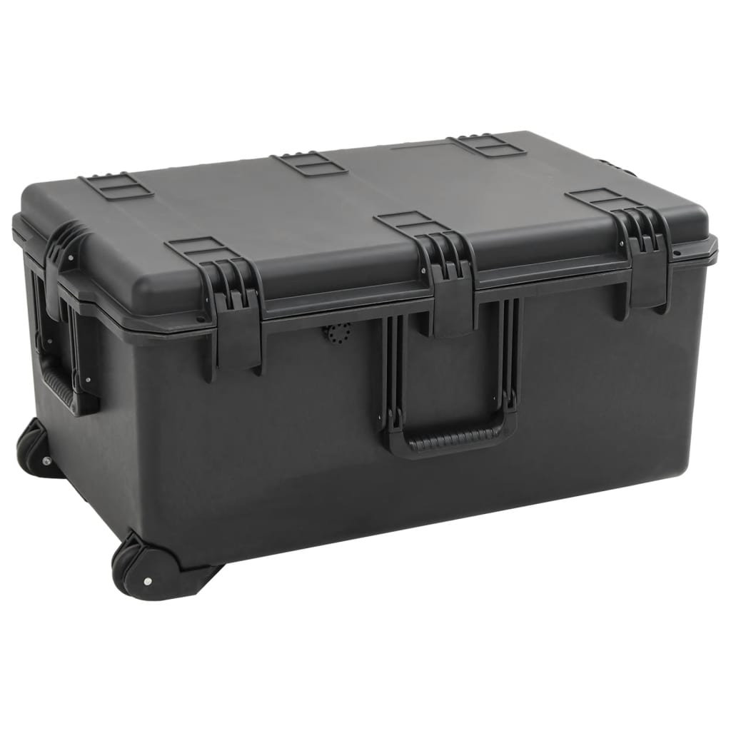 Vidaxl FlightCase portatile 79.5x52x39 cm pp nero
