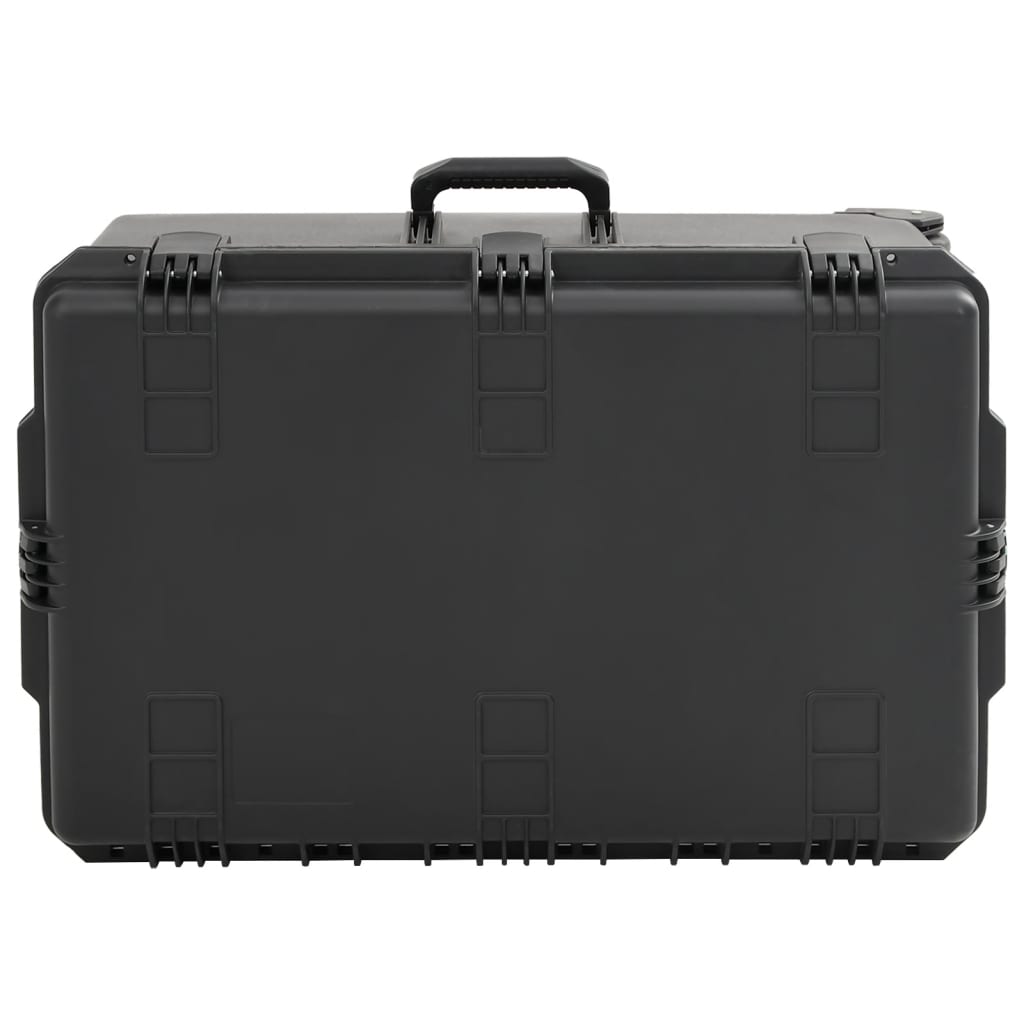 Vidaxl flightcase draagbaar 79,5x52x39 cm pp zwart