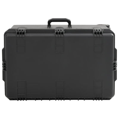 Vidaxl flightcase draagbaar 79,5x52x39 cm pp zwart