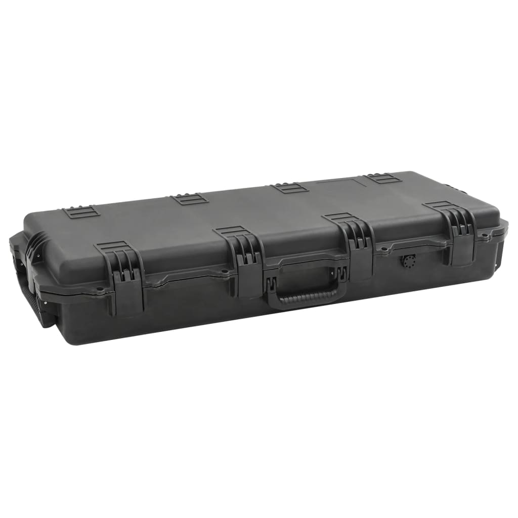 Vidaxl FlightCase portatile 100.5x42x17 cm pp nero