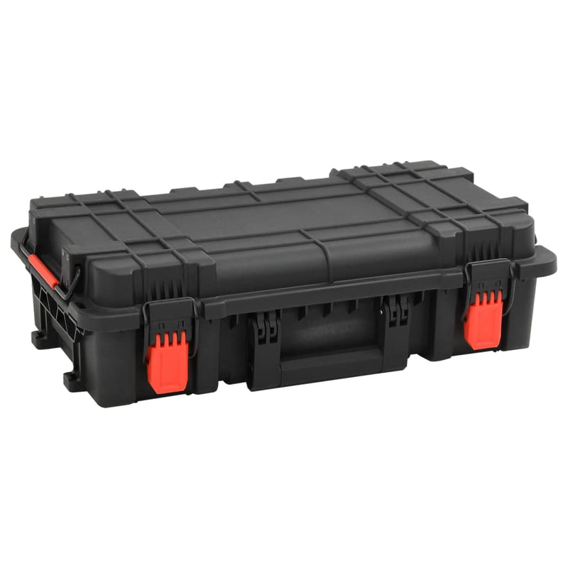 Vidaxl Flightcase Portable 56.5x34x16 cm PP Negro