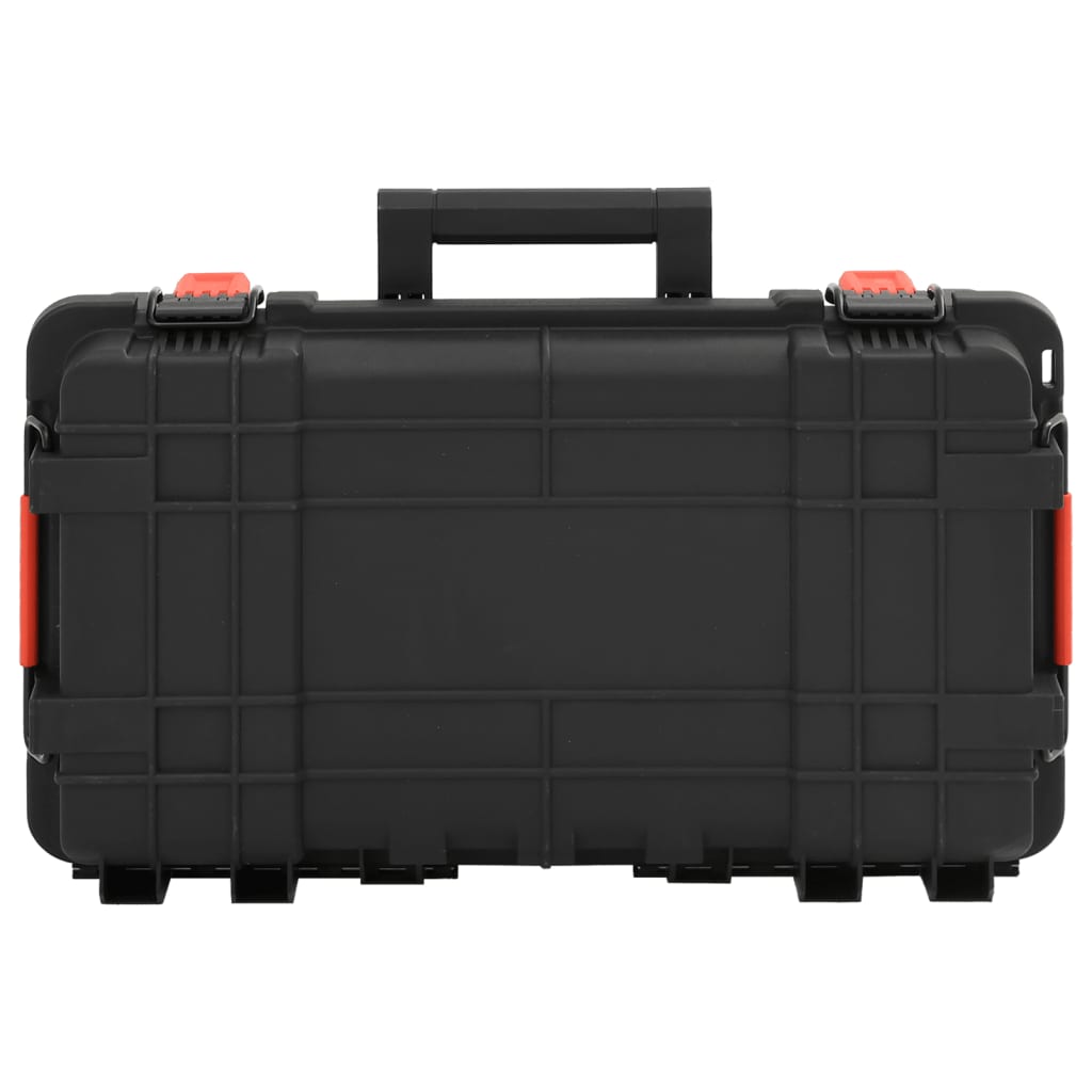 Vidaxl Flightcase Portable 56.5x34x16 cm PP Negro