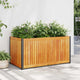 Vidaxl Planning Box 85x45x44 cm Acacia acacia y acero