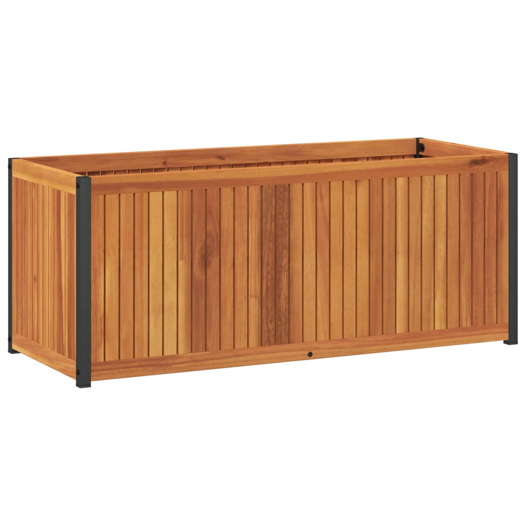 Vidaxl Planning Box 110x45x44 cm acacia de madera y acero