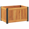 Vidaxl Planning Box 45x30x27.5 cm Acacia y acero acacia