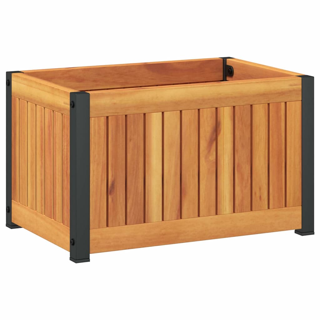 Vidaxl Planning Box 45x30x27.5 cm Acacia y acero acacia