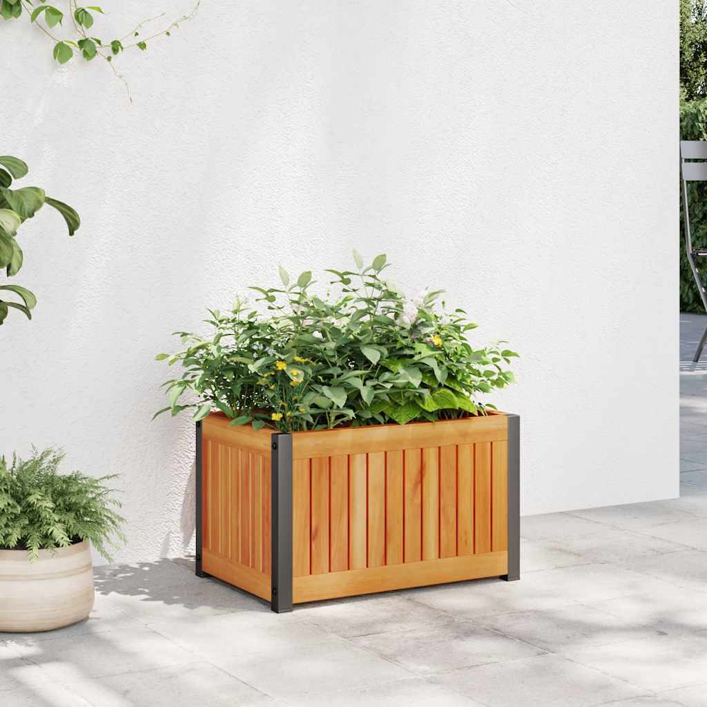 Vidaxl Planning Box 45x30x27.5 cm Acacia y acero acacia