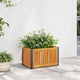 Vidaxl Planning Box 45x30x27.5 cm Acacia y acero acacia