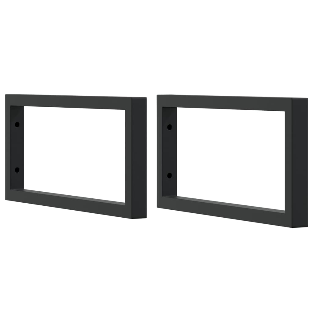 Guardaces de pared Vidaxl para fregadero 2 st rectangular acero negro