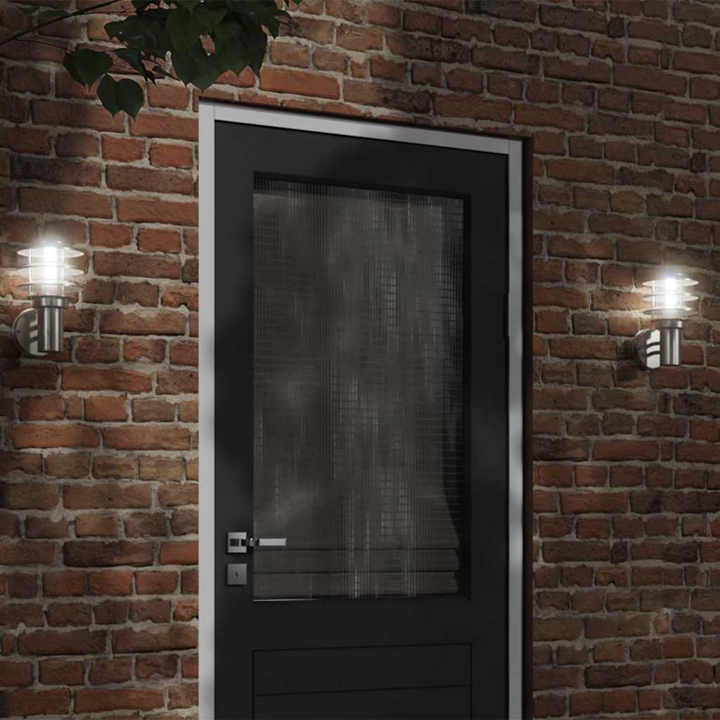 Vidaxl Lampada da parete esterna in acciaio inossidabile colorato