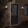 Vidaxl Lampade a parete da esterno 2 St Acciaio inossidabile nero