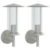 Vidaxl Lampade a parete da esterno 2 St Acciaio inossidabile colorato