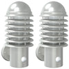 Vidaxl Lampade a parete da esterno 2 St con sensori in acciaio inossidabile colorato