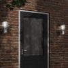 Vidaxl Lampade a parete da esterno 2 St con sensori in acciaio inossidabile colorato