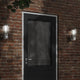 Vidaxl Lampade a parete da esterno 2 St con sensori in acciaio inossidabile colorato