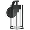 Vidaxl Lampada da parete da esterno in acciaio inossidabile nero
