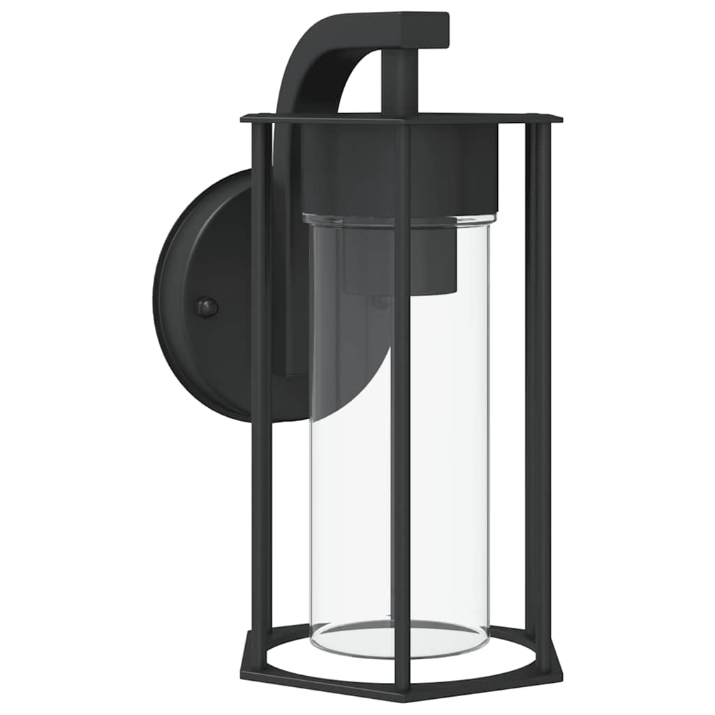 Vidaxl Lampada da parete da esterno in acciaio inossidabile nero