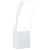 Vidaxl buitenwandlamp led gegoten aluminium wit
