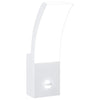 Vidaxl Lampada da parete da esterno LED con sensori Cast in alluminio bianco