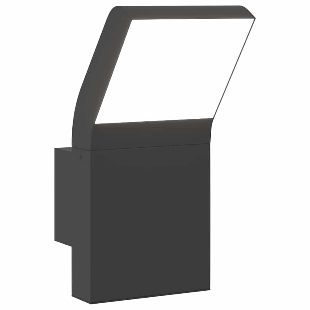 Vidaxl Lampada da parete da esterno LED Cast Alluminio nero