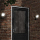 Vidaxl Lampada da parete da esterno LED Cast Alluminio nero