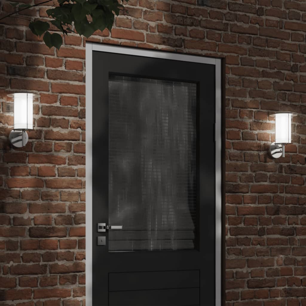 Vidaxl Lampada da parete esterna in acciaio inossidabile colorato