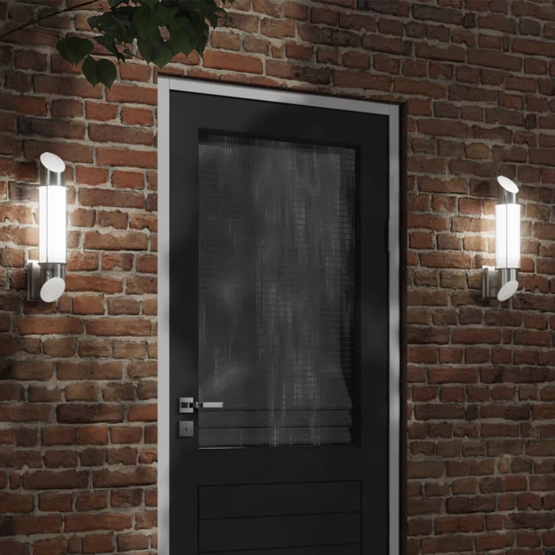 Vidaxl Lampada da parete esterna in acciaio inossidabile colorato