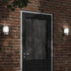 Vidaxl Lampade a parete da esterno 2 St con sensori in acciaio inossidabile colorato