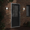 Vidaxl Lampade a parete da esterno 2 St Acciaio inossidabile nero
