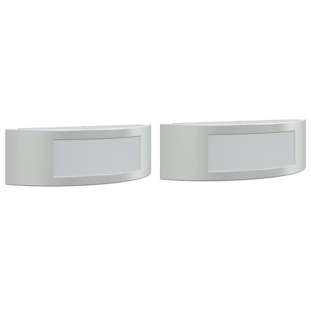 Vidaxl Lampade a parete da esterno 2 St Acciaio inossidabile colorato