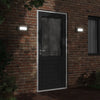 Vidaxl Lámparas de pared al aire libre 2 de acero inoxidable